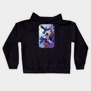 Carriers by Martin Montiel Kids Hoodie